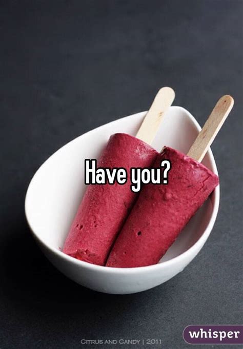 Popsicles In Pussy Telegraph