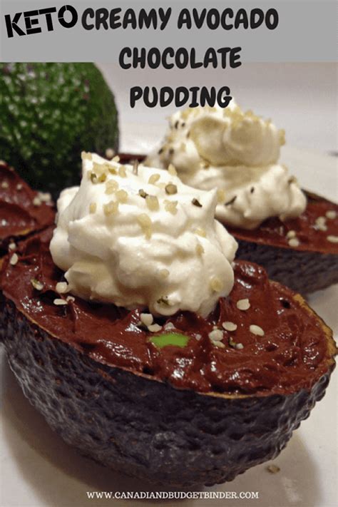 Being on a diet isn't the easiest thing in the world, especially when you don't know what you should eat. Creamy Keto Avocado Chocolate Pudding - Canadian Budget Binder