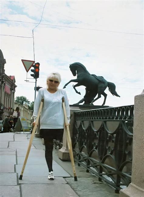 Sak Amputee Women With Wooden Crutches Flickr