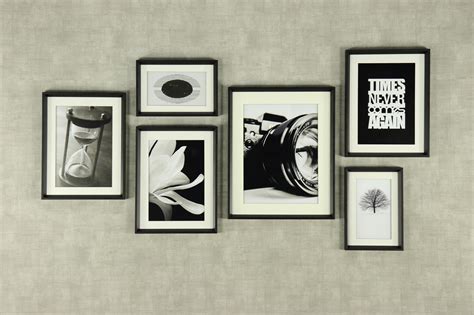 Framed Wall Art Set Of 6 Prints Black Framed Multi Poster Set Etsy