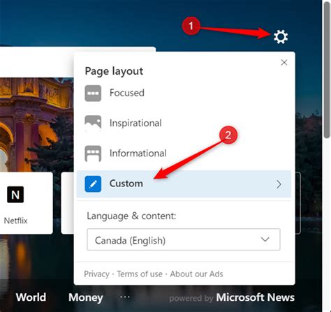 Como Personalizar A Página Nova Guia Do Microsoft Edge Mais Geek