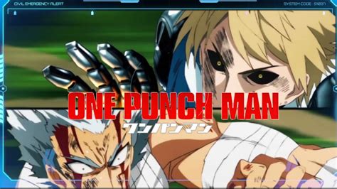 Genos Vs Garou Battle Scene One Punch Man Youtube