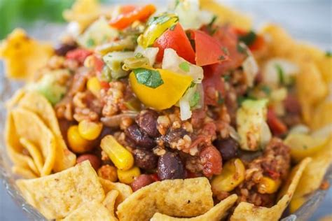 Best Vegetarian Chili Frito Pie Recipe Tasty Ever After Recipe