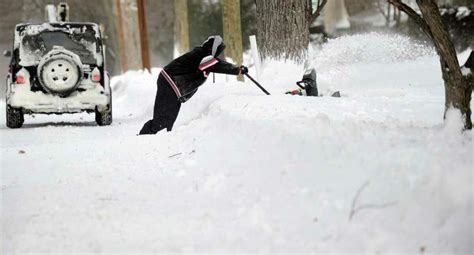 Stamford Gets Lightest Snowfall In Area