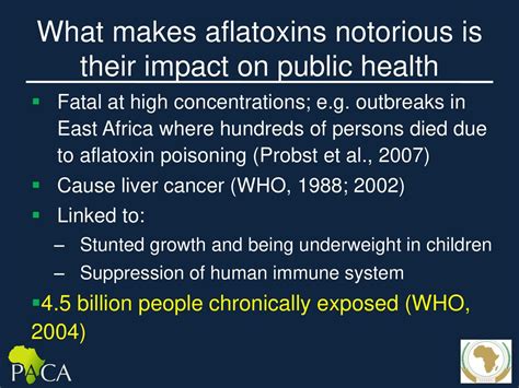 Overview Of The Aflatoxin Challenge And Paca Ppt Download