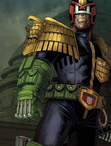 Dredd Pinup Colour By DRedhead On DeviantART Judge Dredd Comic Comic Books Art Dredd Comic