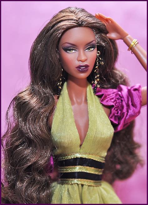 Beautiful Adele Barbie Fashion Black Barbie Fashion Royalty Dolls