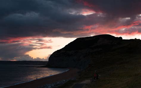 Dorset Sunset 5 A Stunning Sunset Over Lyme Regis From The Flickr