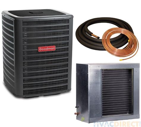 Goodman 2 Ton 14 Seer Air Conditioner With Horizontal Slab Coil
