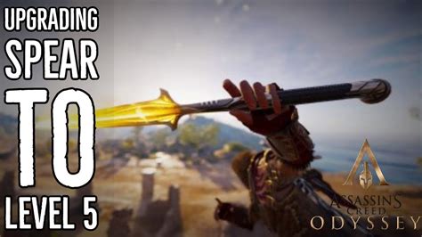Assassin S Creed Odyssey Gameplay Upgrading Spear To Level Ps