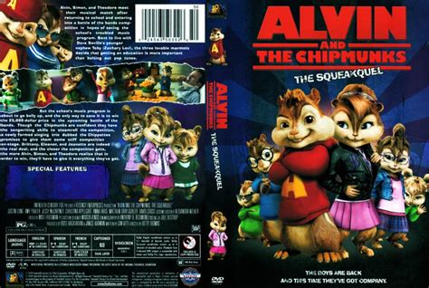 Alvin And The Chipmunks The Squeakquel Movie Dvd Scanned Covers