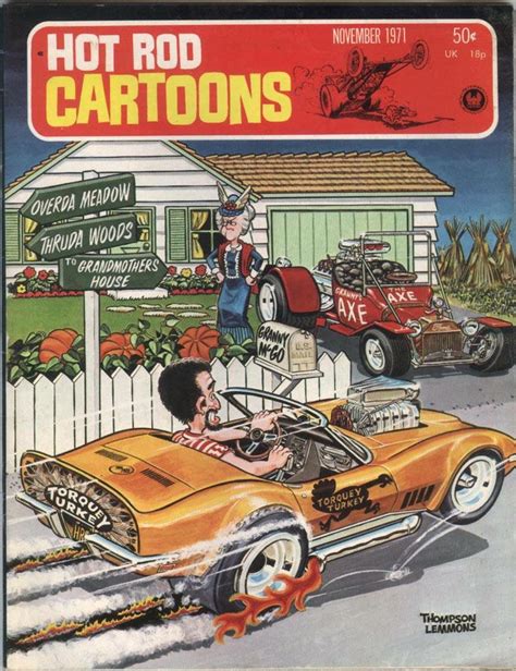 Hot Rod Cartoons Nov 1971 Funny Books Pinterest Cartoon Cars