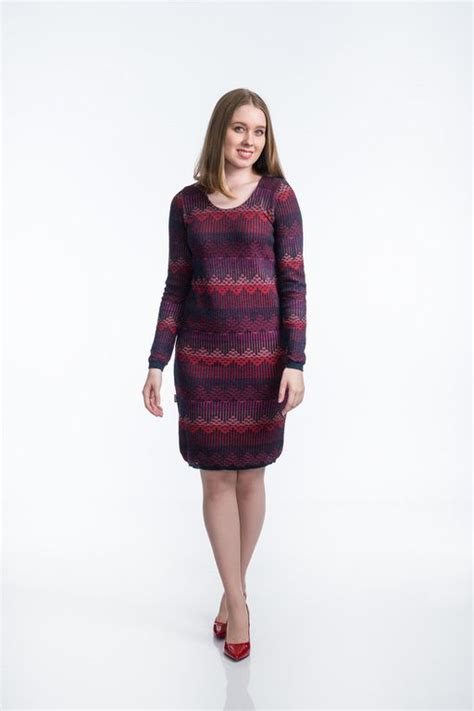 Kaino Knitted Northern Lights Dress Light Dress Fashion Sweater Dress