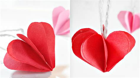 Diy Valentine S Heart 3d Papercraft By Paper Amaze Th Vrogue Co