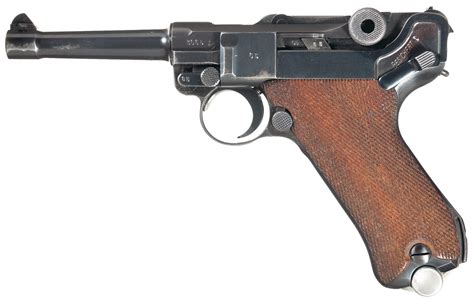 Mauser 1939 Dated 42 Code Luger Semi Automatic Pistol Rock Island Auction