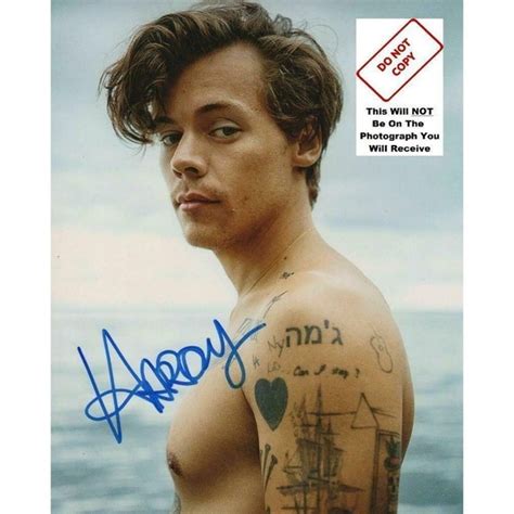 Harry Styles Signed Autograph Photo Reprint One Direction Etsy