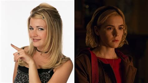Sabrina The Teenage Witch Vs Chilling Adventures Of Sabrina The Cast Then And Now Photos