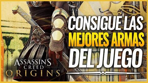 Assassin s Creed Origins Cómo Conseguir Las MEJORES ARMAS LEGENDARIAS