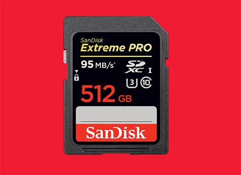 Sandisk Announces 512gb Sd Memory Card Tech Digest