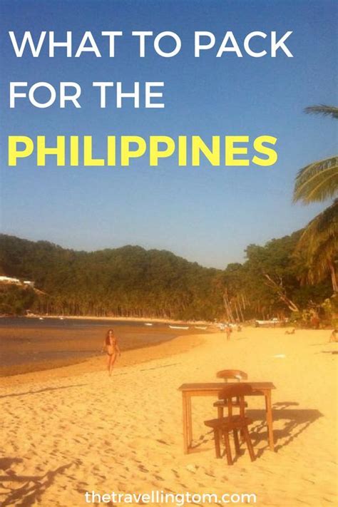Philippines Packing List What To Pack Philippines Travel Asia Travel Southeast Asia Travel