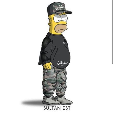 Bart and lisa simpson homer simpson arte dope. Homer Simpson Swag by BoogeymanBeatz