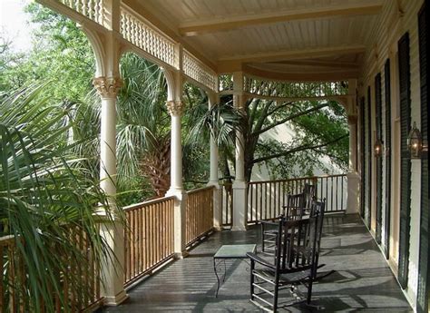 Southern Charm Veranda In Savannah Georgia Porch Patio Southern