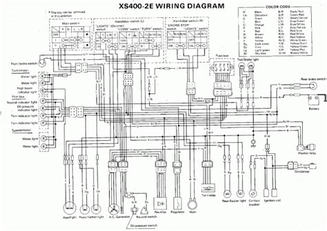 Schema Yamaha Interno Circuit électrique Simplifié Yamaha IT Le Guide Vert