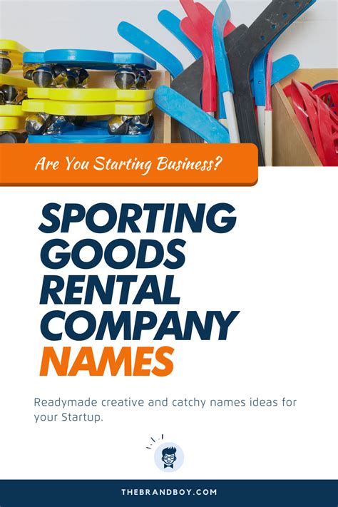 387+ Best Sporting Goods Rental Company Names ...