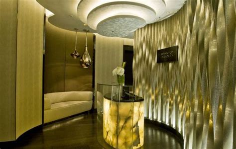 amazing lighting spa reception area spa interior hotel interiors spa decor