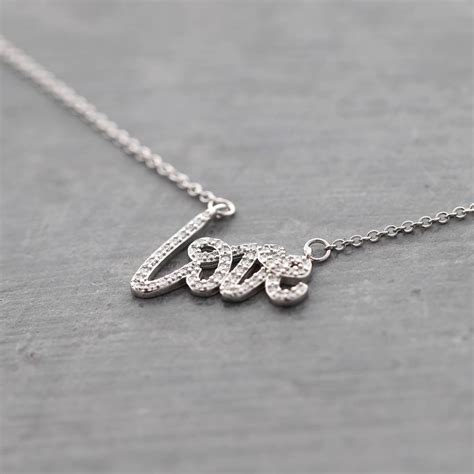 Top 25 Of Loved Script Necklaces