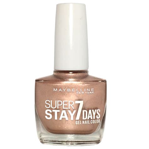 maybelline superstay 7 days nail polish 19 golden brown x 6
