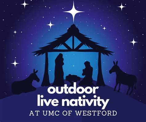 Dec 18 Outdoor Live Nativity At United Methodist Church Of Westford