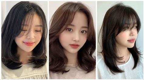 Top Demanding Korean Shoulder Length Haircuts For Women Baby