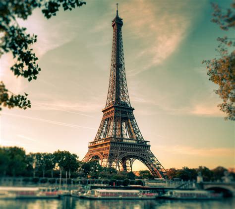 The eiffel tower is one of the most famous icons in the world and is located on the banks of the seine river in paris, france. Eiffel Tower, Paris, France Wallpapers HD / Desktop and Mobile Backgrounds