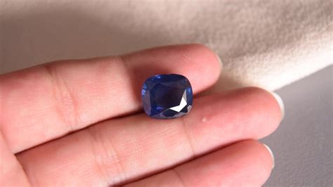 821ct Natural Blue Sapphire Youtube