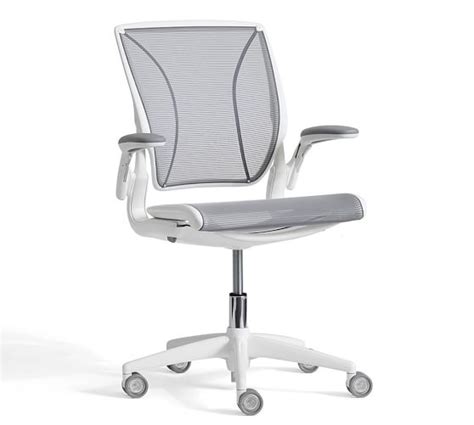 Height adjustable chair and desk. Humanscale® Diffrient World Mesh Swivel Desk Chair | Desk ...