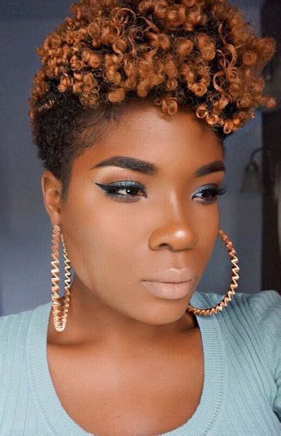 Short natural hairstyles for black women. 31 Best Short Natural Hairstyles for Black Women | Caramel ...