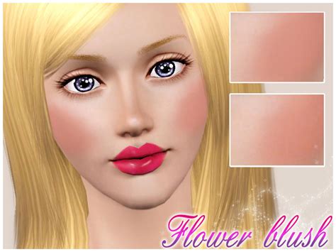 New Recolorable Blush With White Dot On Nose Found In Tsr Category