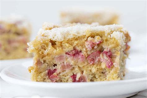 Rhubarb Cake I Am Baker