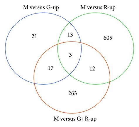 Venn Diagrams Show Comparative Analysis Of Gene Expression Profiles Download Scientific Diagram
