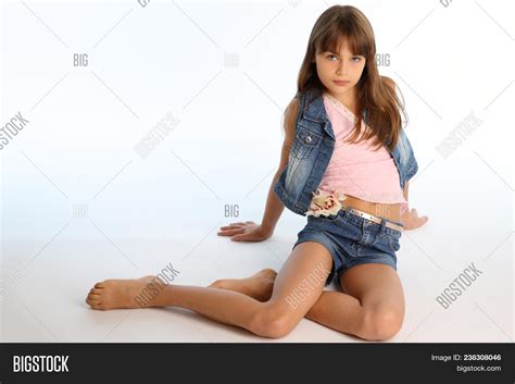 Beautiful Girl Denim Image Photo Free Trial Bigstock