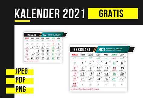 Free Download Kalender Meja 2021 Pdf