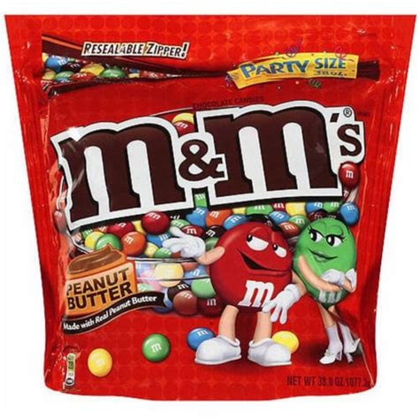 Peanut Butter Mandms Party Size Pack Of 18 18 Pack Kroger
