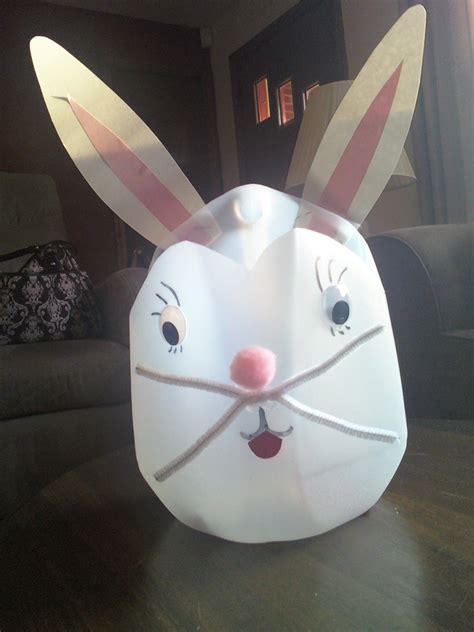 Bunny Basket Made From Milk Gallon Jug For Preschool Classwe Do Them