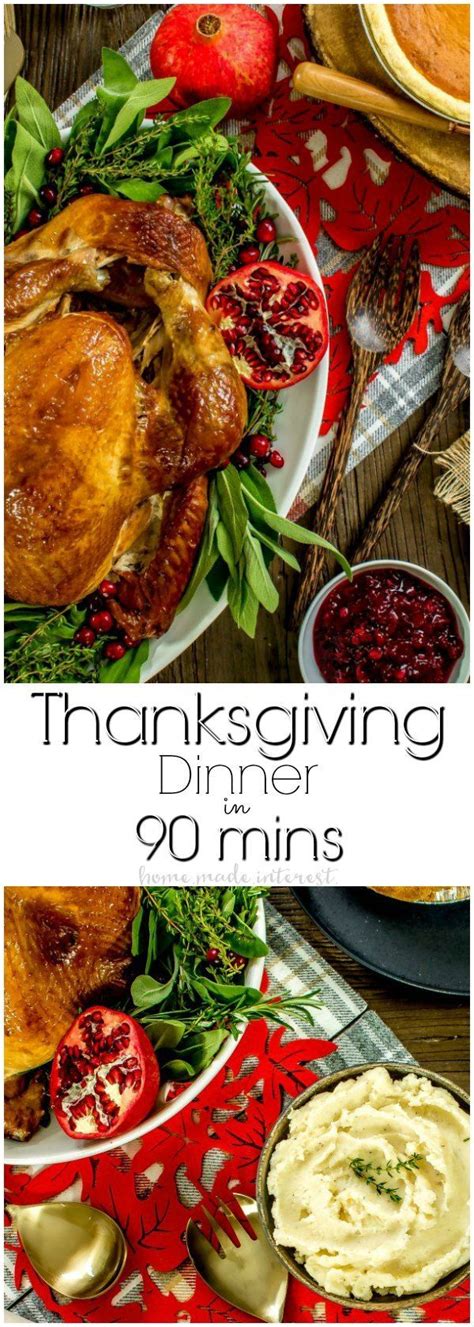 Make thanksgiving dinner with me! This delicious Thanksgiving dinner can be made in 90 ...