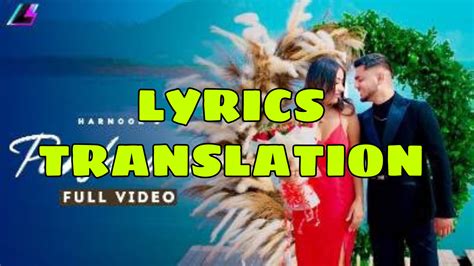 Parshawan Lyrics Meaningtranslation In Hindi Harnoor Lyrics Translaton