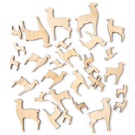 Unfinished Wood Animal Cutouts Craft Supplies Sale Sales Factory