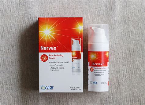 Neuropathy Nerve Pain Relief Cream Nervex Includes Arnica B1 B5 B6