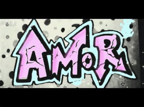 Como dibujar amor en graffiti DIBUJOS DE AMOR Para compartir - YouTube