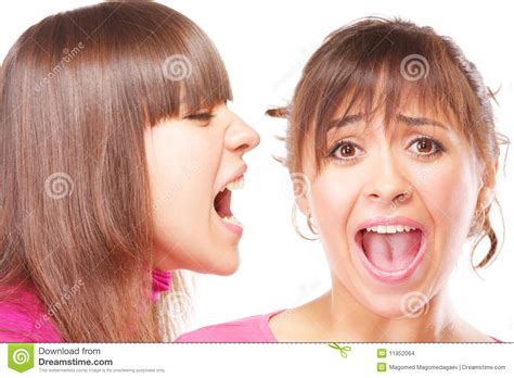 Screaming Women Stock Images Image 11852064